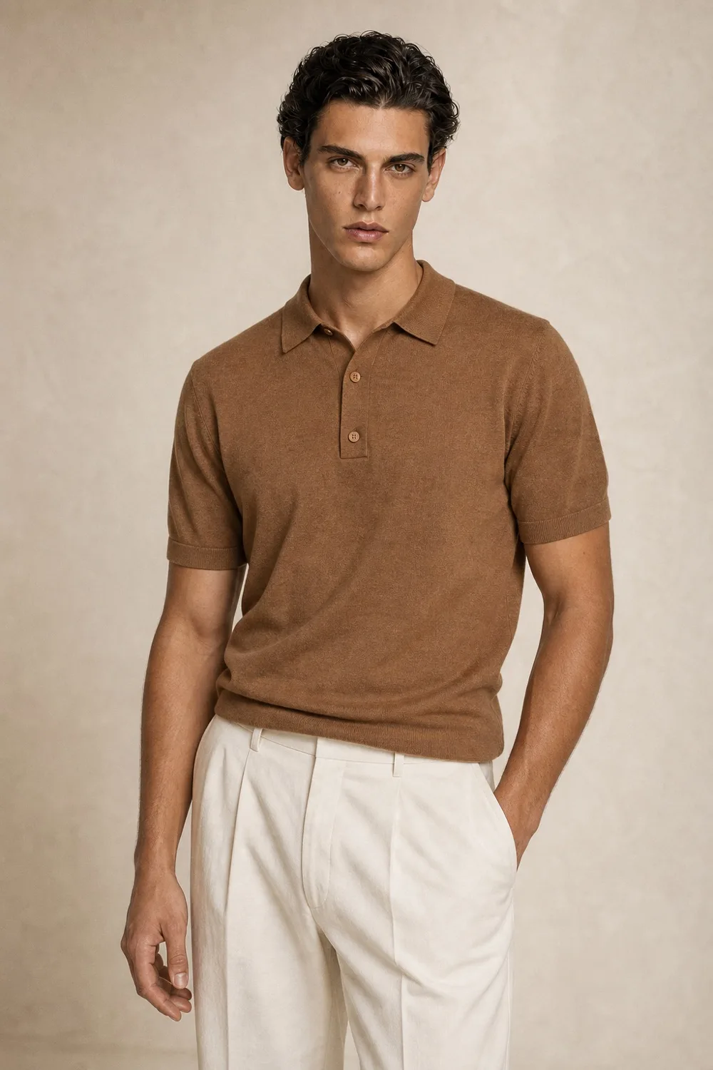 Cashmere Knit T-Shirt